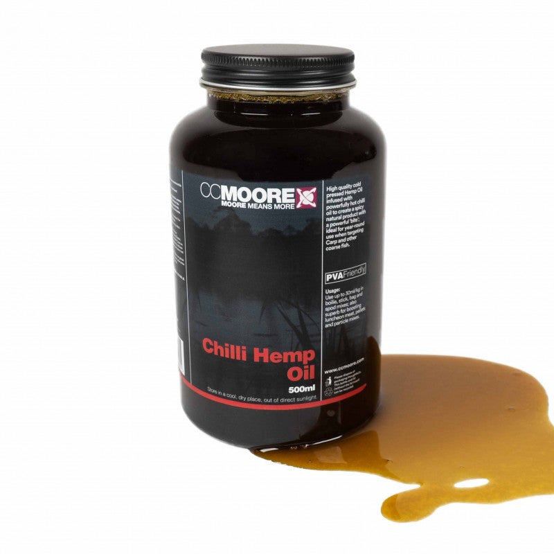 CC MOORE CC MOORE Chilli Hemp Oil 500ml - Parkfield Angling Centre