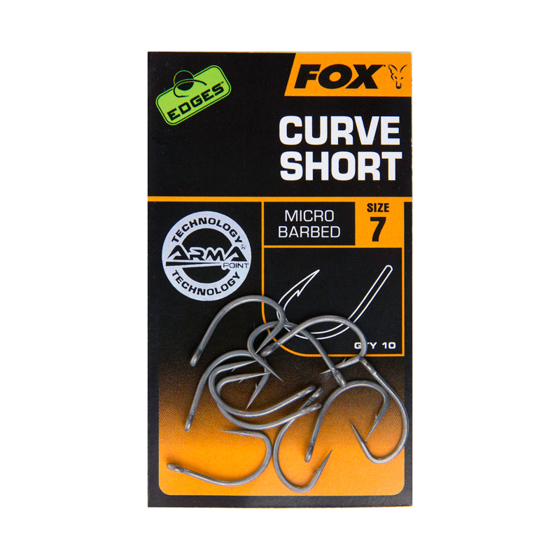 FOX FOX Edges Armapoint Curve Shank Short - Parkfield Angling Centre