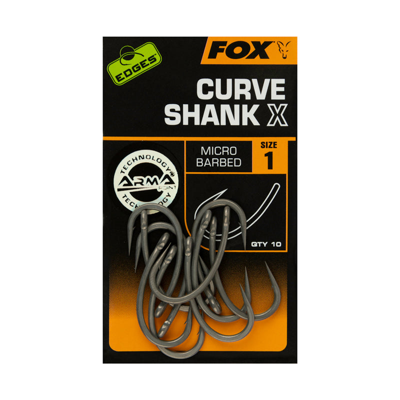 FOX FOX Edges Curve Shank X - Parkfield Angling Centre