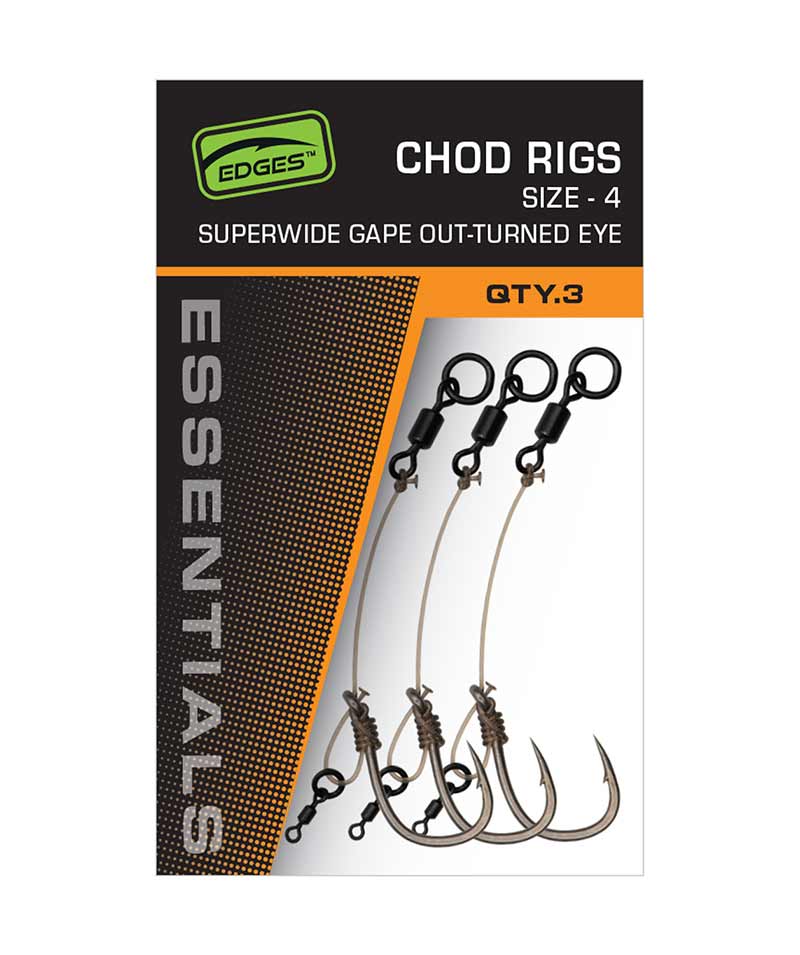 FOX FOX Edges SWGO Chod Rigs x3 - Parkfield Angling Centre