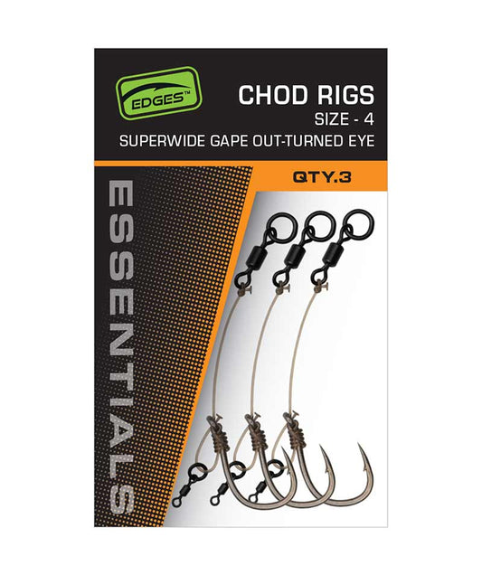 FOX FOX Edges SWGO Chod Rigs x3 - Parkfield Angling Centre