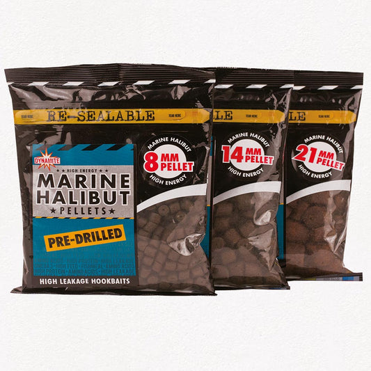 DYNAMITE DYNAMITE Marine Halibut Pellets - Pre Drilled  - Parkfield Angling Centre