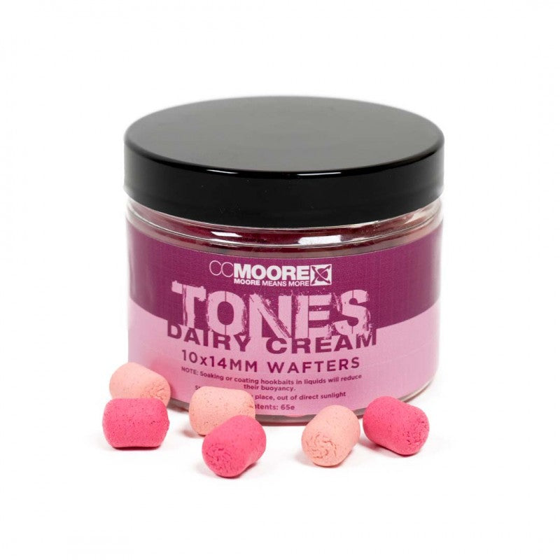 CC MOORE CC MOORE New Dairy Cream Tones Dumbell Wafters 10x14mm (65) - Parkfield Angling Centre
