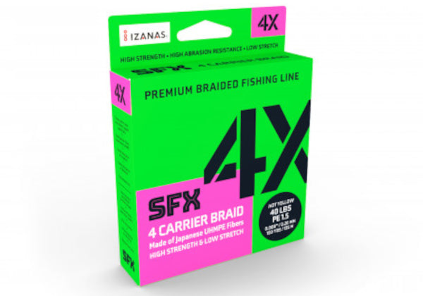 SUFIX SUFIX SFX 4X Hot Yellow 275M - Parkfield Angling Centre