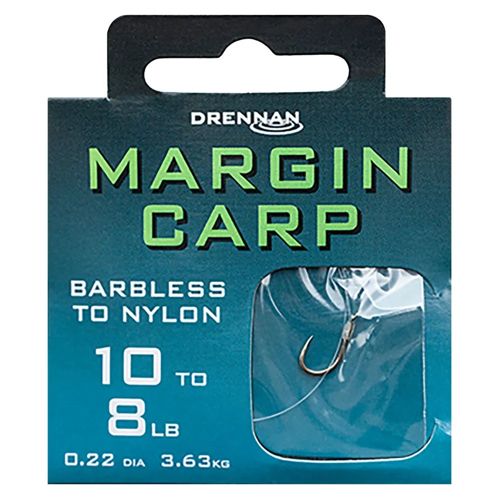 DRENNAN DRENNAN Margin Carp Barbless Fishing Hooks - Parkfield Angling Centre