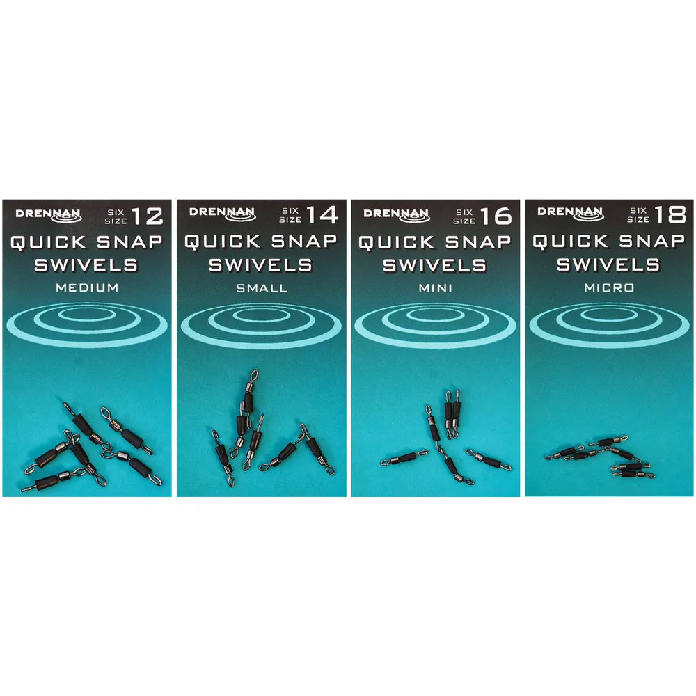 DRENNAN DRENNAN DIL Quick Snap Swivels - Parkfield Angling Centre