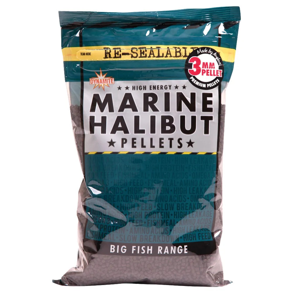 DYNAMITE DYNAMITE Marine Halibut Pellets 900g - Parkfield Angling Centre