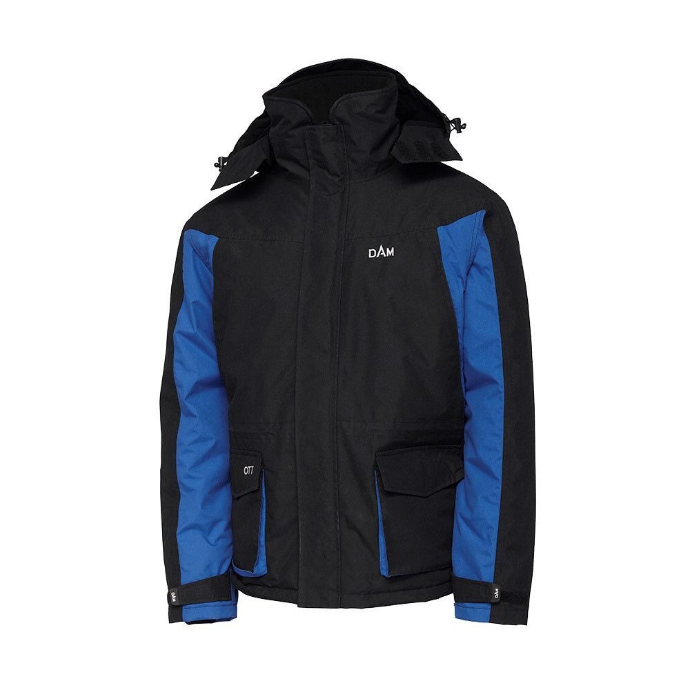 DAM DAM O.T.T. Thermal Suit Black Night/Blue - Parkfield Angling Centre