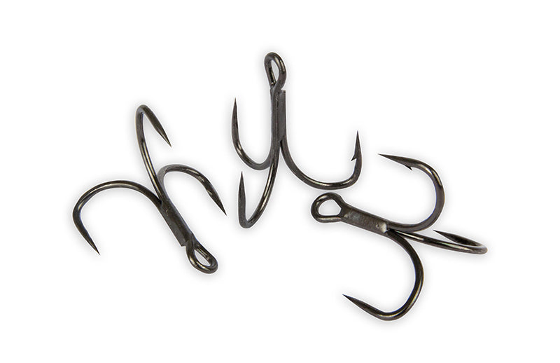 FOX FOX RAGE Predator Powerpoint X-Strong Trebles Semi-Barbed size 4 x 8 - Parkfield Angling Centre