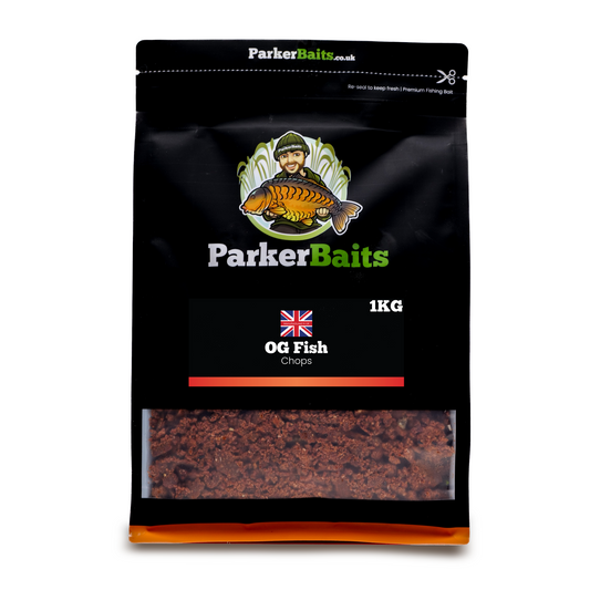PARKER BAITS PARKER BAITS Freezer Chops - OG Fish - 1kg Pouch - Parkfield Angling Centre