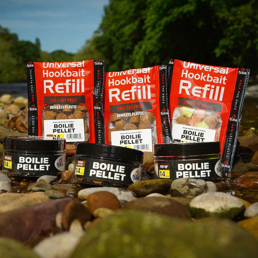 FJUKA BAITS FJUKA BAITS Boilie Pellet 14mm Natural 50g - Parkfield Angling Centre