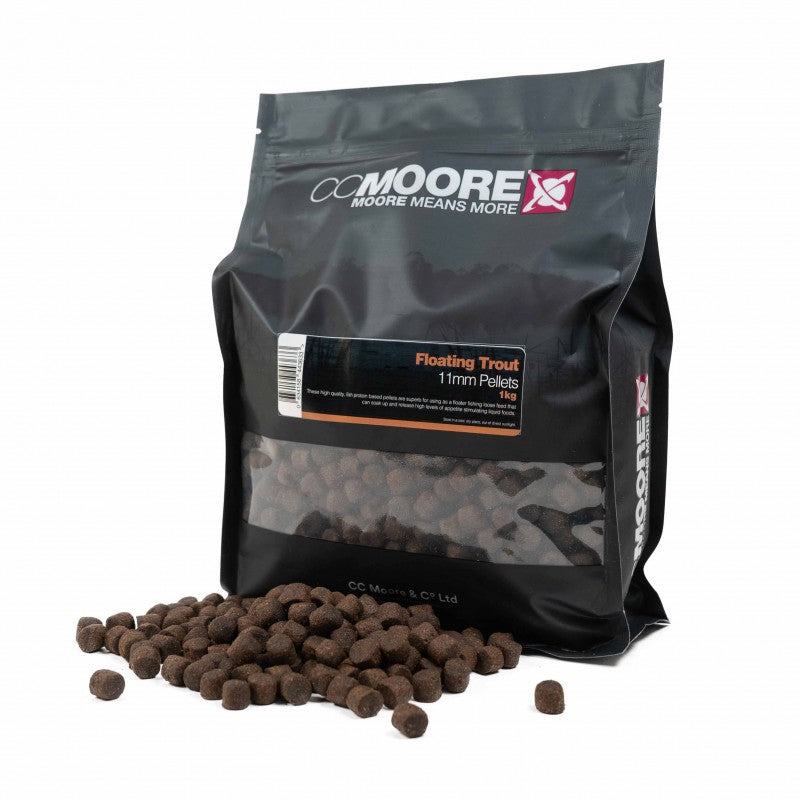 CC MOORE CC MOORE Floating Trout Pellets 1kg - Parkfield Angling Centre