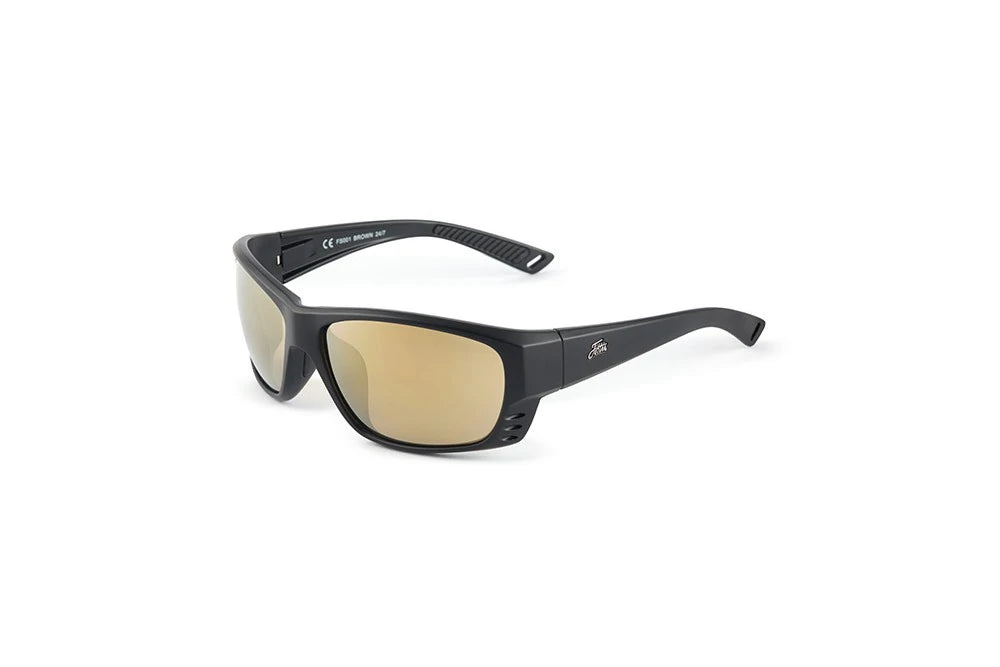 FORTIS FORTIS Finseeker Brown 247 Gold XBlok Sunglasses - Parkfield Angling Centre