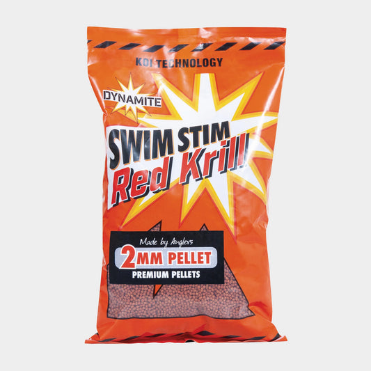 DYNAMITE DYNAMITE Swim Stim Red Krill 2mm 900g  - Parkfield Angling Centre