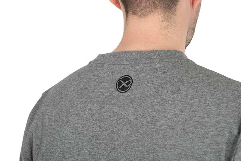 MATRIX MATRIX Hex Print T-Shirt Grey - Parkfield Angling Centre