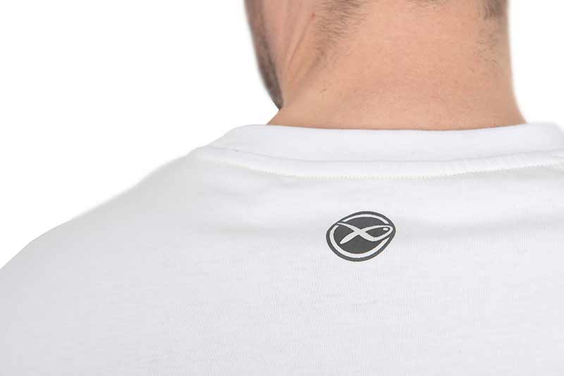 MATRIX MATRIX Hex Print T-Shirt White - Parkfield Angling Centre
