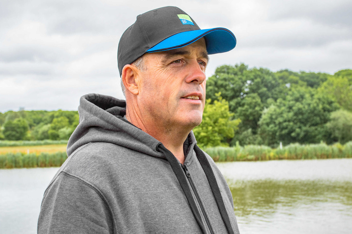 PRESTON PRESTON Grey Zip Hoodie - Parkfield Angling Centre
