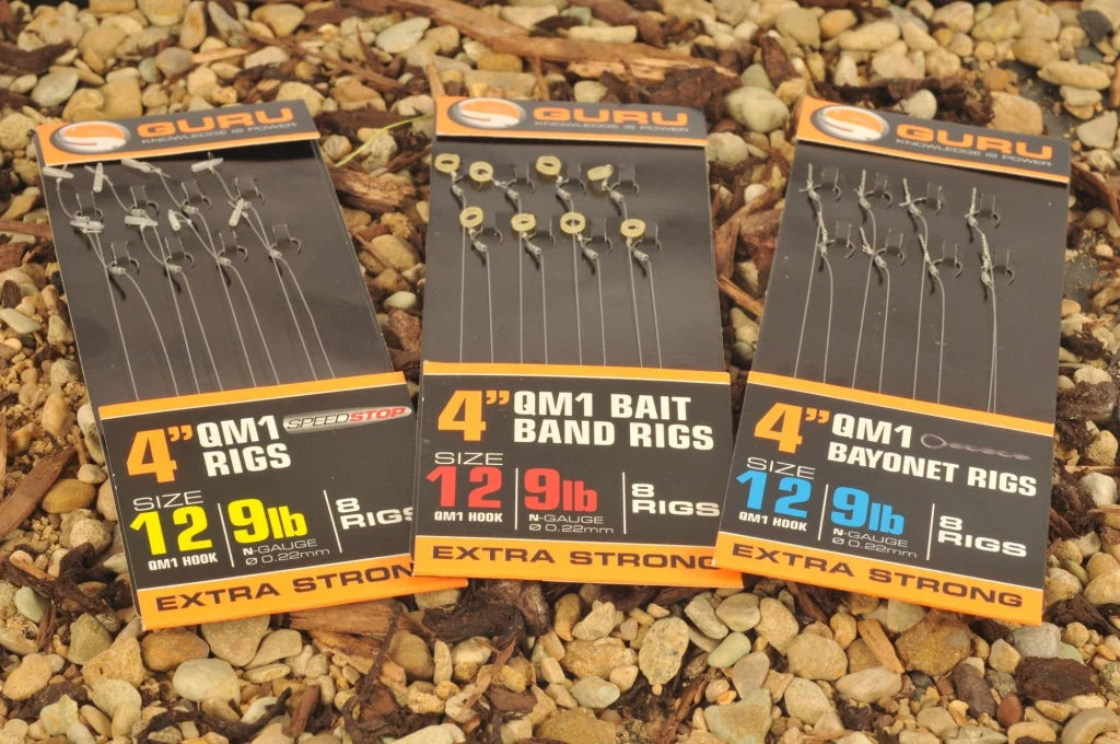 GURU GURU QM1 Bait Band Rig 12 (0.22mm) - Parkfield Angling Centre