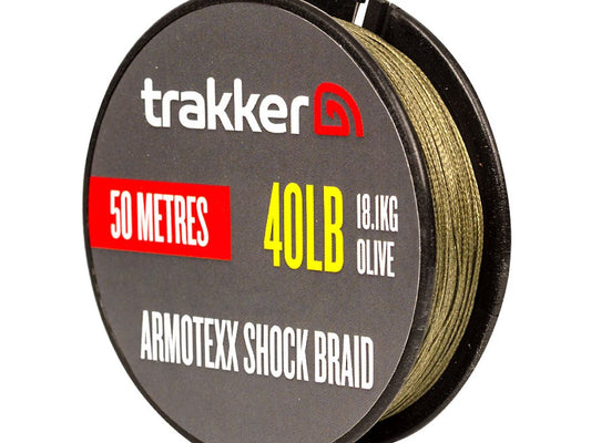 TRAKKER TRAKKER Armotexx Shock Braid (40lb) (18.1kg) (50m) - Parkfield Angling Centre