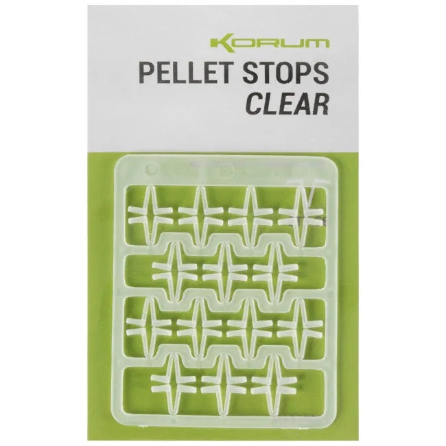 KORUM KORUM Pellet Stops - Clear - Parkfield Angling Centre