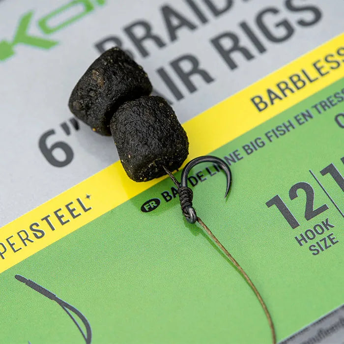 KORUM KORUM Big Fish Braided Hair Rigs 6" - Parkfield Angling Centre