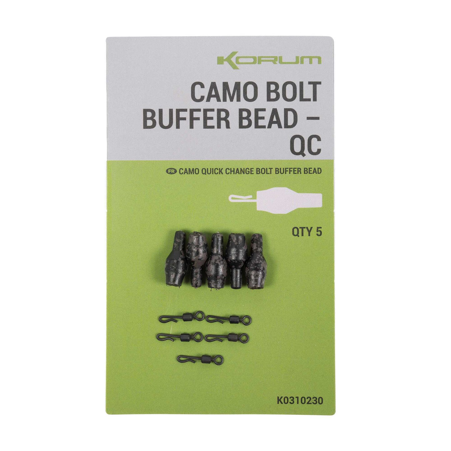 KORUM KORUM Camo Bolt Buffer Bead - QC - Parkfield Angling Centre