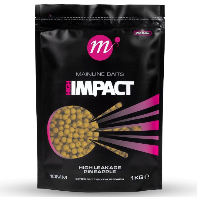 MAINLINE MAINLINE Hi Impact Shelf Life High Leakage Pineapple - 10mm - 1kg - Parkfield Angling Centre