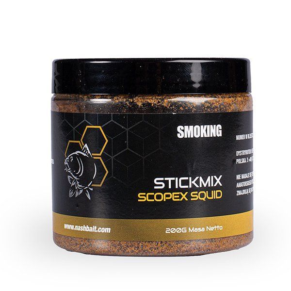 NASH NASH Scopex Squid Smoking Stick Mix 200g - Parkfield Angling Centre