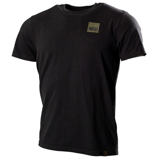 NASH NASH Make It Happen T Shirt Box Logo Black  - Parkfield Angling Centre