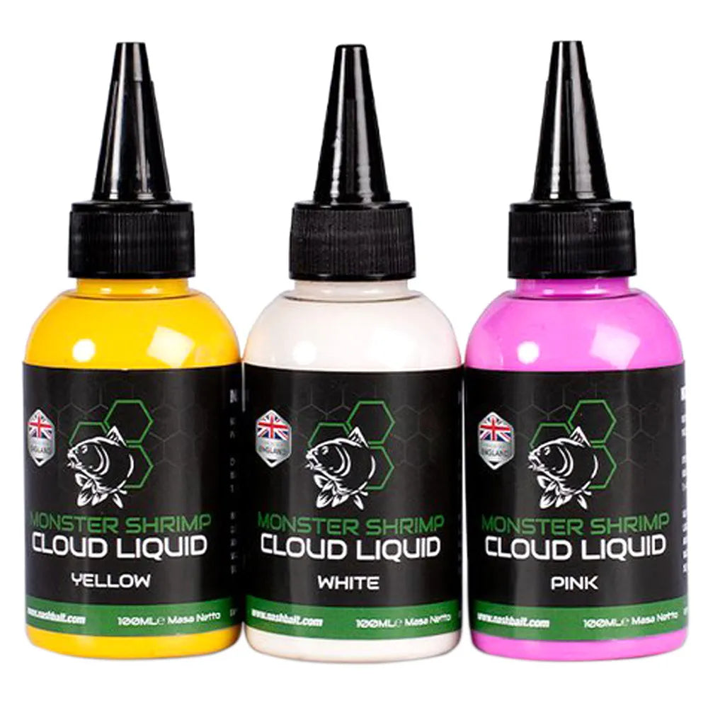 NASH NASH Monster Shrimp Cloud Liquid 100ml - Parkfield Angling Centre