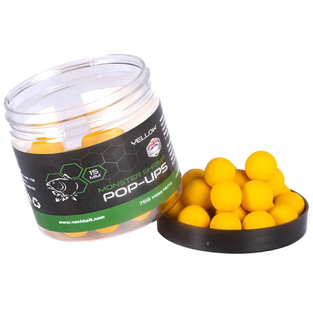 NASH NASH Monster Shrimp Pop Ups 75g - Parkfield Angling Centre