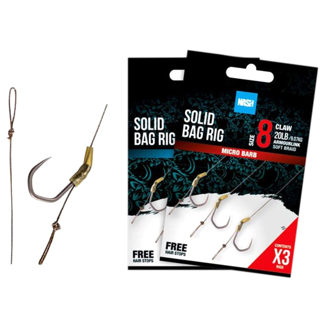 NASH NASH Solid Bag Rig - Parkfield Angling Centre
