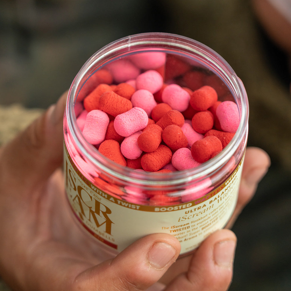 OMC OMC iScream Boosted Fluoro Wafter 10x14mm Red & Pink - Parkfield Angling Centre