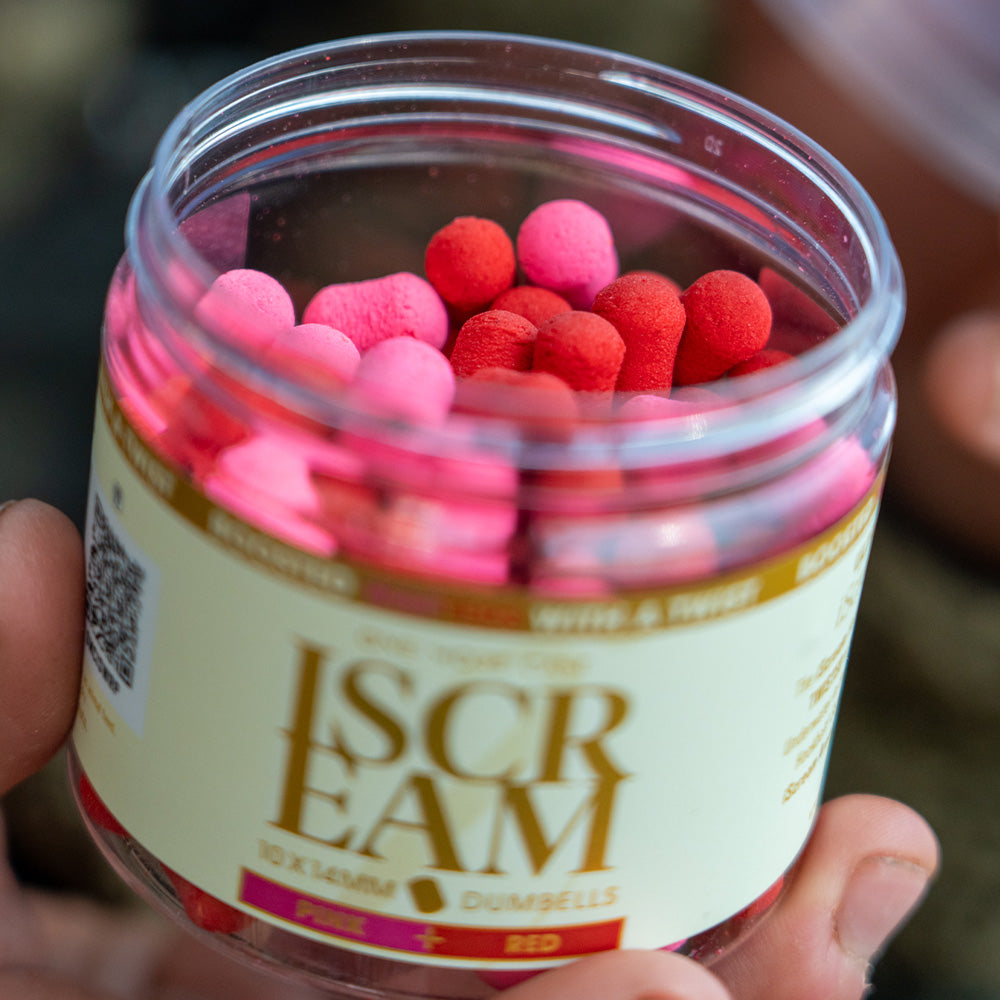 OMC OMC iScream Boosted Fluoro Wafter 10x14mm Red & Pink - Parkfield Angling Centre