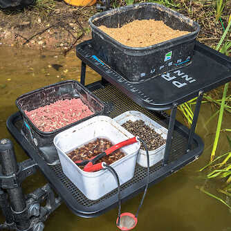 PRESTON PRESTON Offbox Double Decker Side Tray - Large - Parkfield Angling Centre