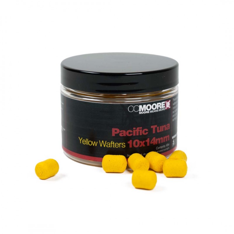 CC MOORE CC MOORE Pacific Tuna Yellow Dumbell Wafters 10x14mm (65) - Parkfield Angling Centre