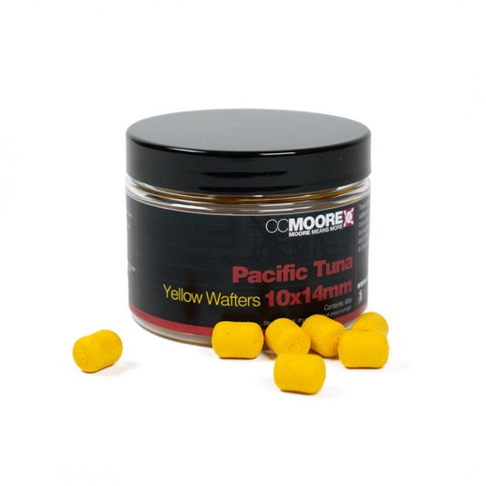 CC MOORE CC MOORE Pacific Tuna Yellow Dumbell Wafters 10x14mm (65)  - Parkfield Angling Centre