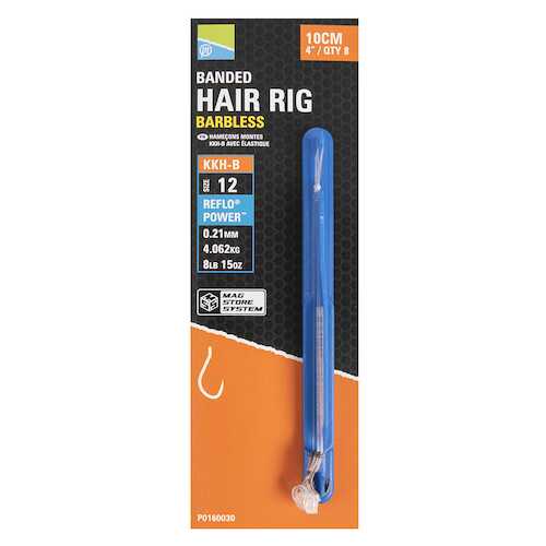 PRESTON PRESTON KKH-B Bayonet And Mag Store Hooklengths -4" - Parkfield Angling Centre