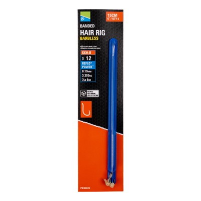 PRESTON PRESTON 6"/15cm Kkh-B Banded Hair Rig Kkh-B - Parkfield Angling Centre