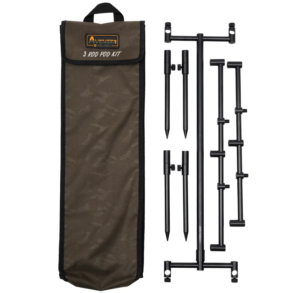 PROLOGIC PROLOGIC Avenger Buzz Bar Kit And Carrycase 3 Rod  - Parkfield Angling Centre