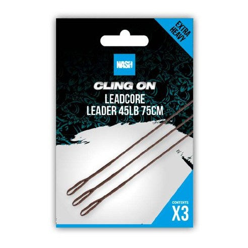 NASH NASH Cling On Leadcore Leader 75cm - Parkfield Angling Centre