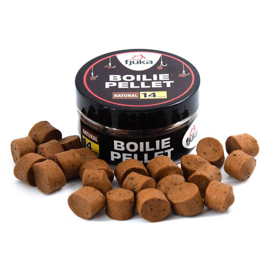 FJUKA BAITS FJUKA BAITS Boilie Pellet 14mm Wafter Natural 50g  - Parkfield Angling Centre
