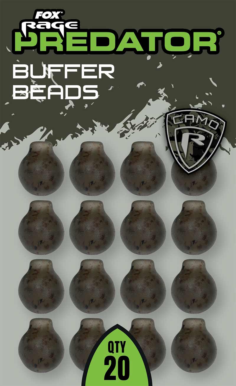 FOX FOX Rage Predator Camo Buffer Bead x 20 - Parkfield Angling Centre