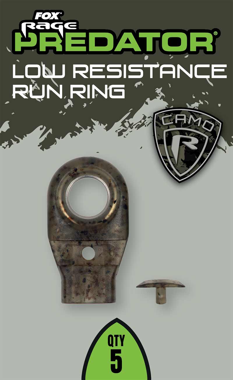 FOX FOX Rage Predator Camo Low Resistance Run Ring x 5 - Parkfield Angling Centre