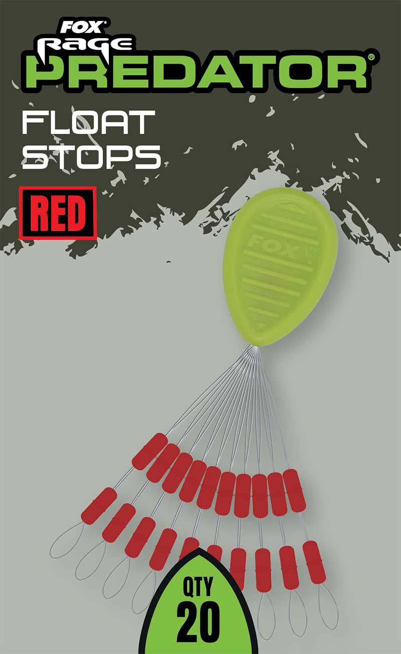 FOX FOX Rage Predator Float Stops Red x 20 - Parkfield Angling Centre