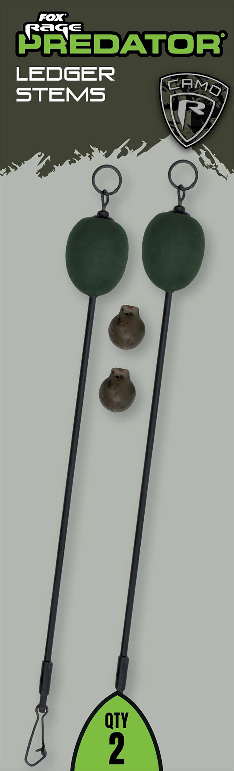 FOX FOX Rage Predator Ledger Stems Medium x 2 - Parkfield Angling Centre