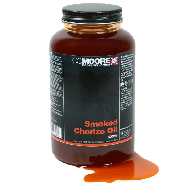 CC MOORE CC MOORE Smoked Chorizo Oil 500ml - Parkfield Angling Centre