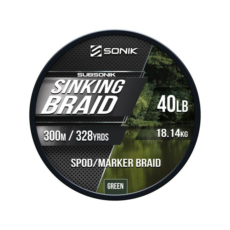 SONIK SONIK Subsonik Sinking Braid Mainline - Parkfield Angling Centre