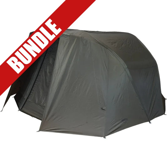 Parkfield Angling Centre SONIK SK-Tek Bivvy 2 Man with Overwrap Bundle  - Parkfield Angling Centre