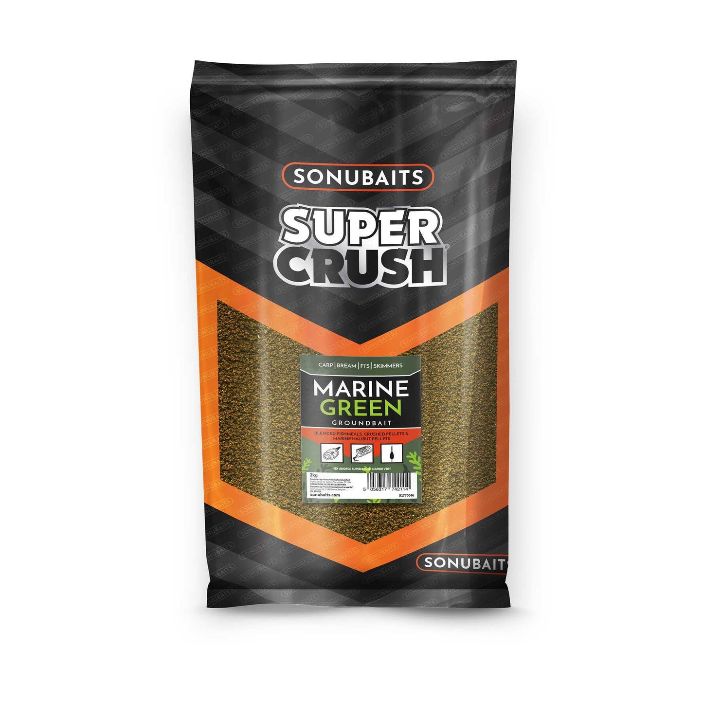 SONU SONU Marine Green Groundbait (2Kg) - Parkfield Angling Centre
